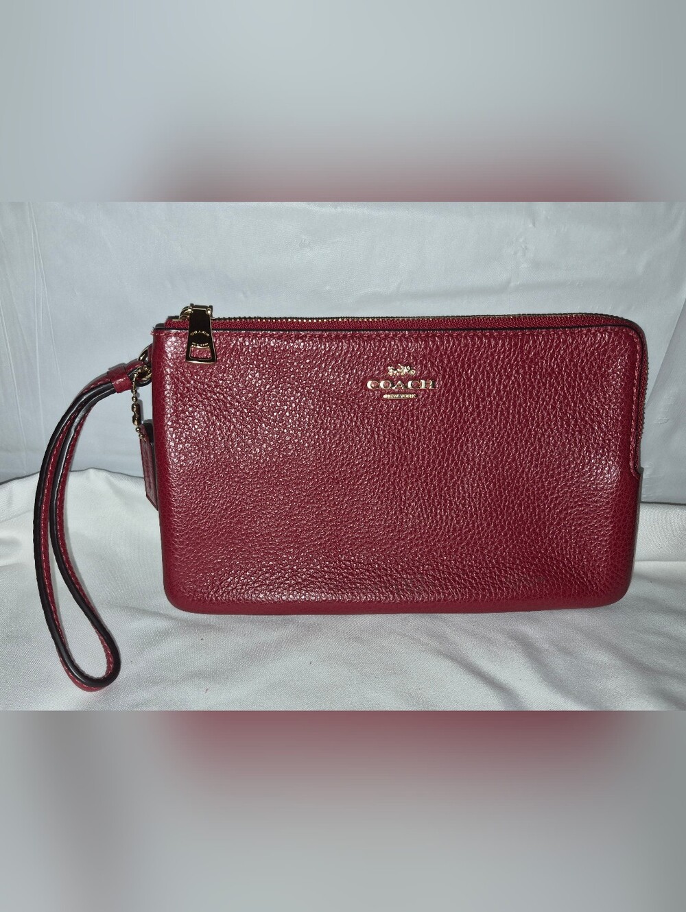Coach Double Zip Clutch/Large Wristlet Never Used